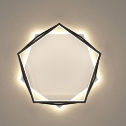 Plafoniera tridimensionale a filo 55 cm