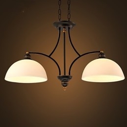Lampade da soffitto minimaliste retrò Lampade da soffitto in vetro in stile europeo Lampada