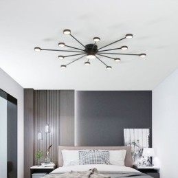 Lampada da soffitto moderna minimalista a filo con paralume in acrilico