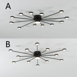 Lampada da soffitto moderna minimalista a filo con paralume in acrilico