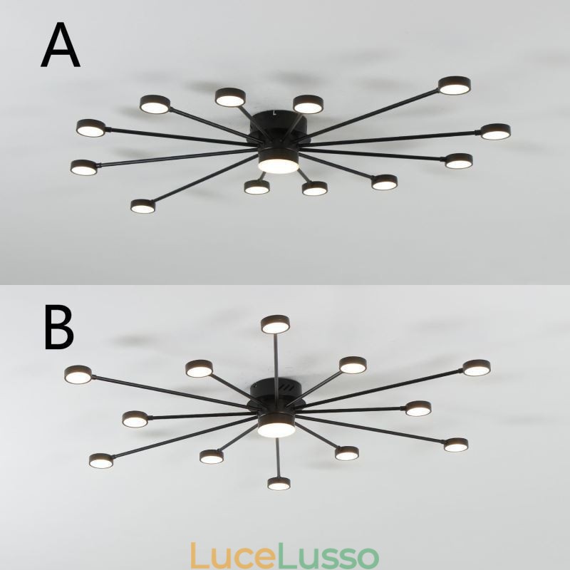 Lampada da soffitto moderna minimalista a filo con paralume in acrilico
