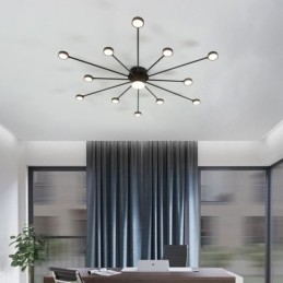 Lampada da soffitto moderna minimalista a filo con paralume in acrilico