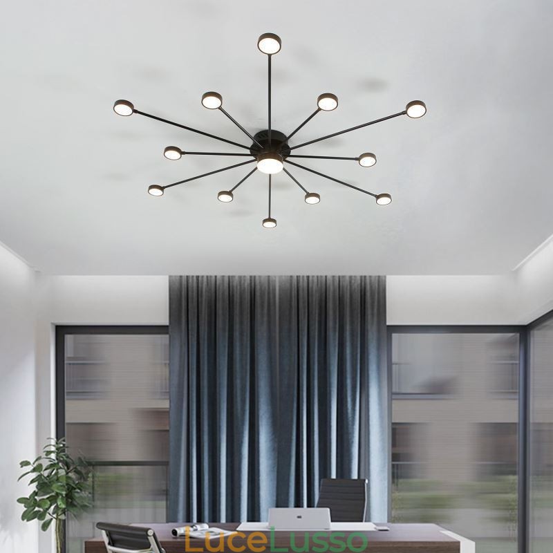 Lampada da soffitto moderna minimalista a filo con paralume in acrilico