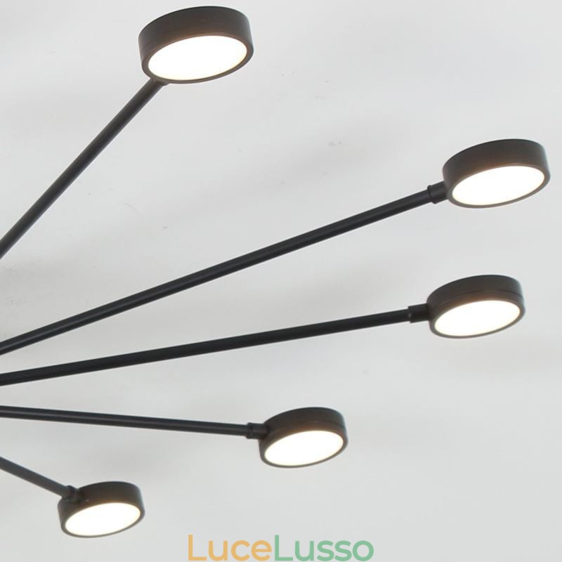 Lampada da soffitto moderna minimalista a filo con paralume in acrilico