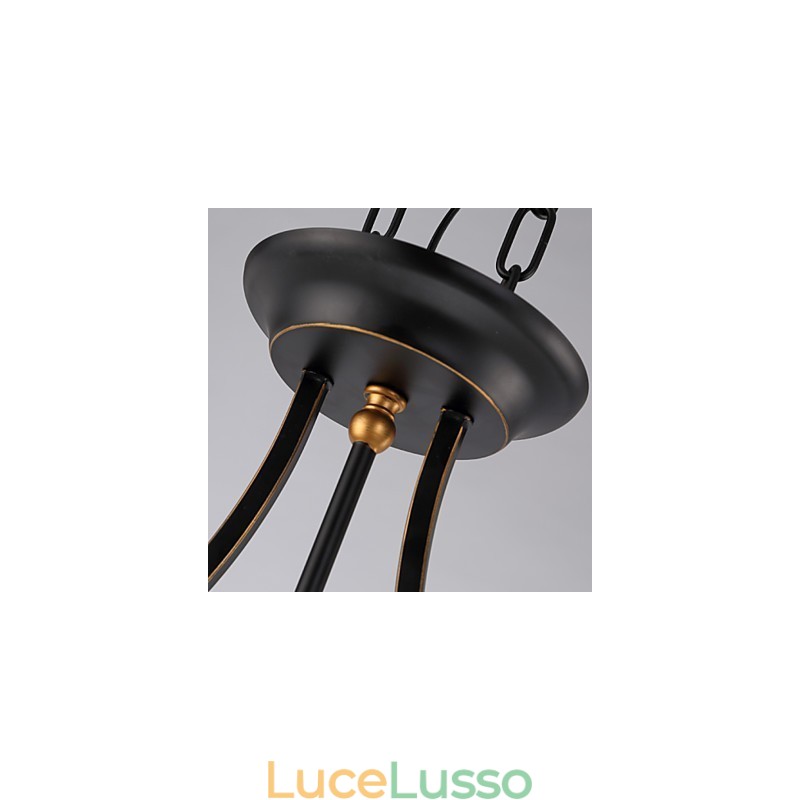 Lampade da soffitto minimaliste retrò Lampade da soffitto in vetro in stile europeo Lampada