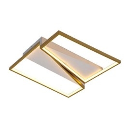 Plafoniera trapezoidale a mosaico minimalista da montare a filo