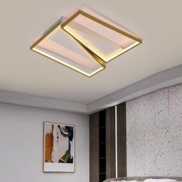 Plafoniera trapezoidale a mosaico minimalista da montare a filo