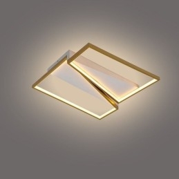 Plafoniera trapezoidale a mosaico minimalista da montare a filo