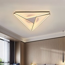 Plafoniera minimalista a triangolo da montare a filo