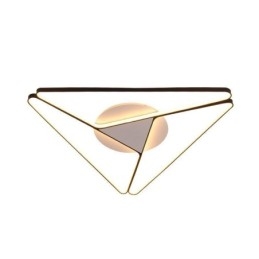 Plafoniera minimalista a triangolo da montare a filo