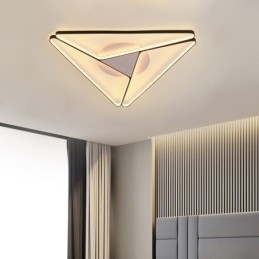 Plafoniera minimalista a triangolo da montare a filo