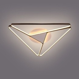 Plafoniera minimalista a triangolo da montare a filo