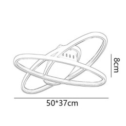 Plafoniera minimalista Surround Planet da montare a filo