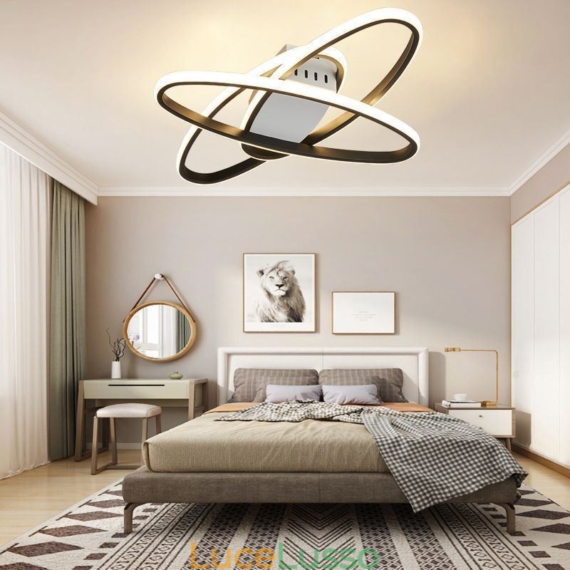 Plafoniera minimalista Surround Planet da montare a filo