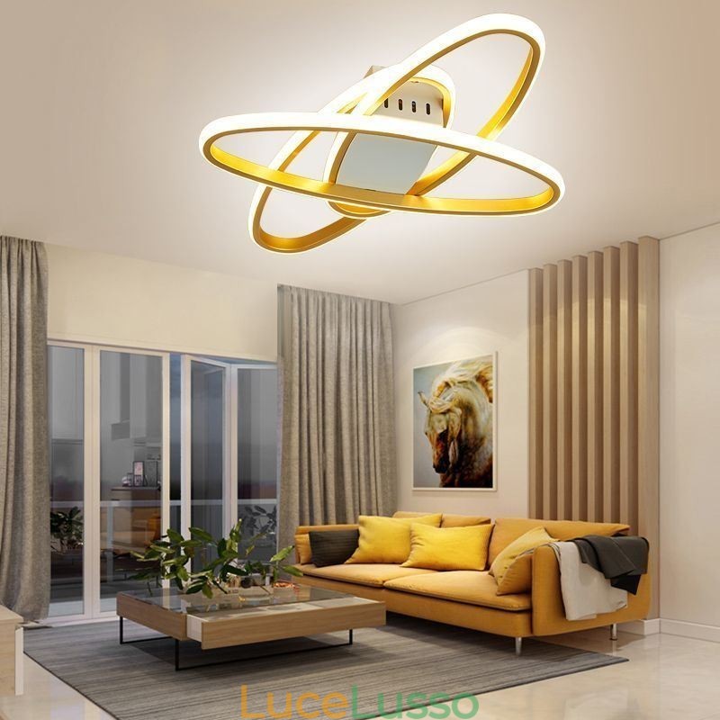 Plafoniera minimalista Surround Planet da montare a filo
