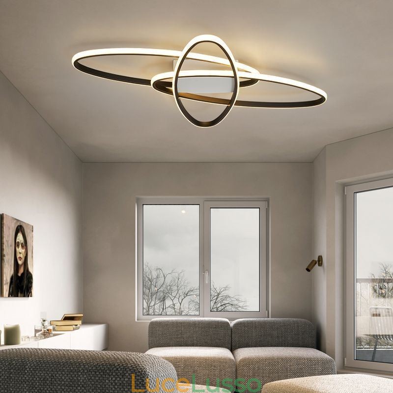 Plafoniera minimalista Surround Planet da montare a filo