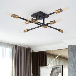 Lampada da soffitto decorativa in stile industriale americano a filo retrò country