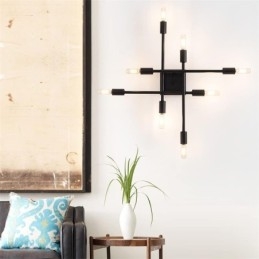 Lampada da soffitto decorativa in stile industriale americano a filo retrò country