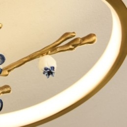 Plafoniera a filo in rame Art Branch Plum Blossom