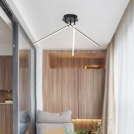 Lampada da soffitto a forma di mulino a vento in alluminio con montaggio a filo creativo Lampada da soffitto a forma di mulino a vento in alluminio con montaggio a filo creativo