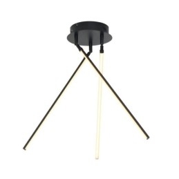 Lampada da soffitto a forma di mulino a vento in alluminio con montaggio a filo creativo