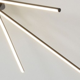 Lampada da soffitto a forma di mulino a vento in alluminio con montaggio a filo creativo