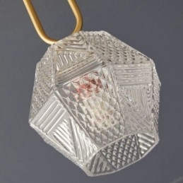 Moderna plafoniera in vetro a filo per l'illuminazione della casa, luce creativa per il soffitto