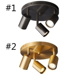 Lampada da soffitto moderna con montaggio a filo, lampada da soffitto nera dorata con 3 luci, illuminazione artistica in rame per la casa