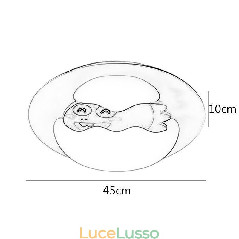 Lampada da soffitto decorativa moderna a filo con cartoni animati