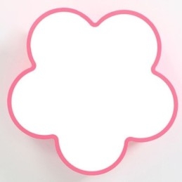 Lampada da soffitto a forma di fumetto, moderna, a forma di fiore, montaggio a filo