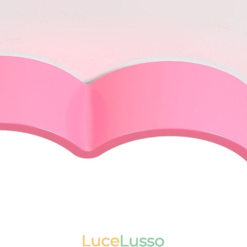 Lampada da soffitto a forma di fumetto, moderna, a forma di fiore, montaggio a filo