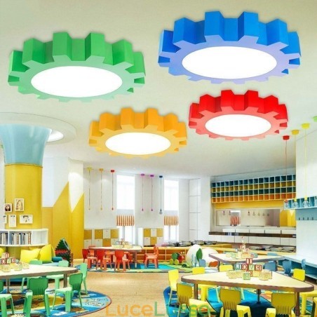 Lampada da soffitto a forma di cartone animato, montaggio a filo moderno Lampada da soffitto a forma di cartone animato, montaggio a filo moderno