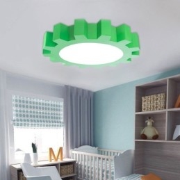 Lampada da soffitto a forma di cartone animato, montaggio a filo moderno