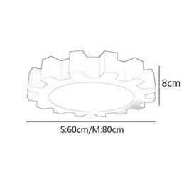 Lampada da soffitto a forma di cartone animato, montaggio a filo moderno