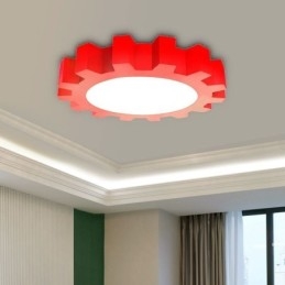 Lampada da soffitto a forma di cartone animato, montaggio a filo moderno