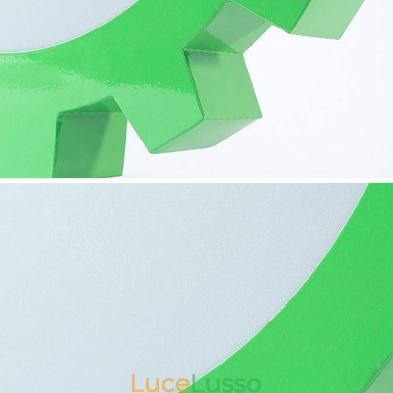 Lampada da soffitto a forma di cartone animato, montaggio a filo moderno