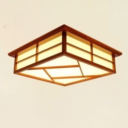 Lampada da soffitto in stile retrò, montaggio a filo quadrato