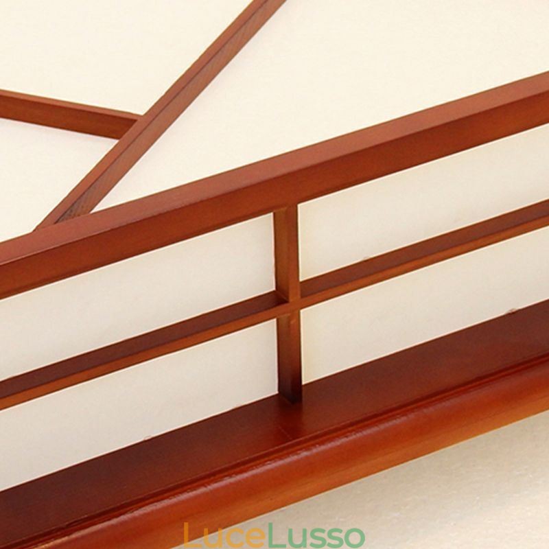 Lampada da soffitto in stile retrò, montaggio a filo quadrato