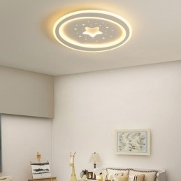 Lampada da soffitto a forma di stella con montaggio a filo