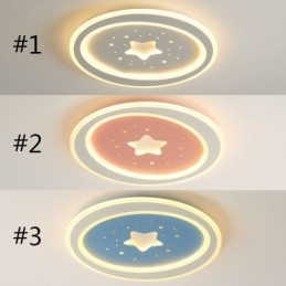 Lampada da soffitto a forma di stella con montaggio a filo