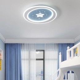 Lampada da soffitto a forma di stella con montaggio a filo