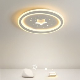 Lampada da soffitto a forma di stella con montaggio a filo