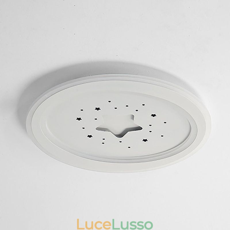 Lampada da soffitto a forma di stella con montaggio a filo