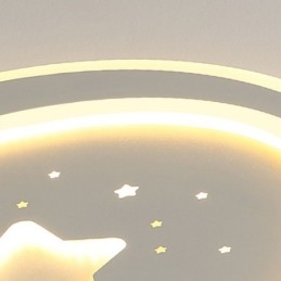 Lampada da soffitto a forma di stella con montaggio a filo