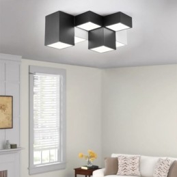 Moderna plafoniera Cubo di Rubik Illuminazione da soffitto