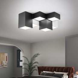 Moderna plafoniera Cubo di Rubik Illuminazione da soffitto