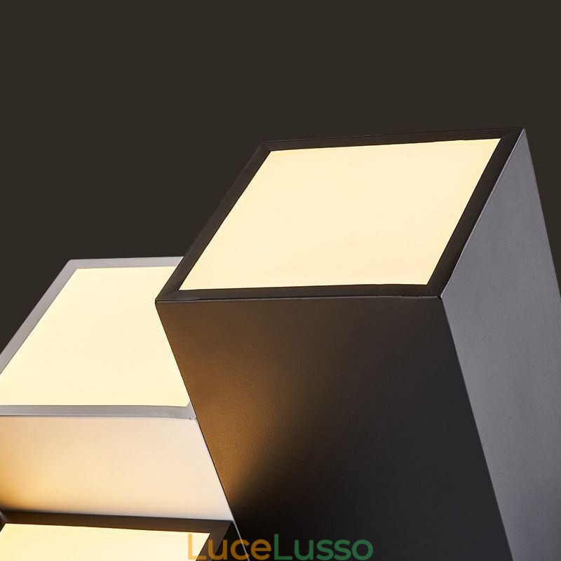 Moderna plafoniera Cubo di Rubik Illuminazione da soffitto