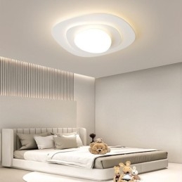 Lampada da soffitto nordica Lampada da soffitto ondulata