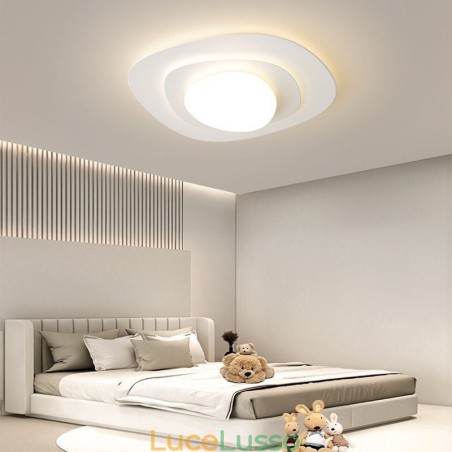 Lampada da soffitto nordica Lampada da soffitto ondulata Lampada da soffitto nordica Lampada da soffitto ondulata