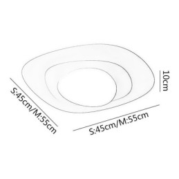 Lampada da soffitto nordica Lampada da soffitto ondulata